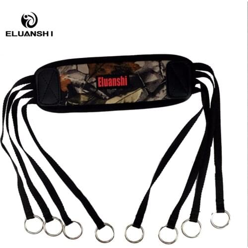 8 loops camo Birds Duck Hanger bags holsters Gun Accessories Game Carrier Hunting Nylon crossbow molle for bow laser sight
