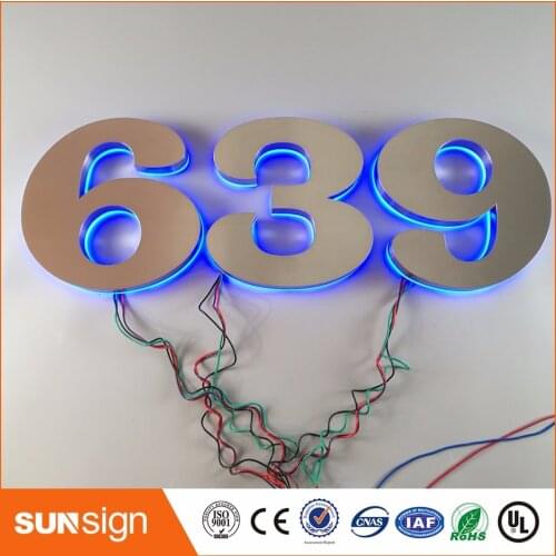 H 40cm Wholesale hotel use house number LED backlit letters