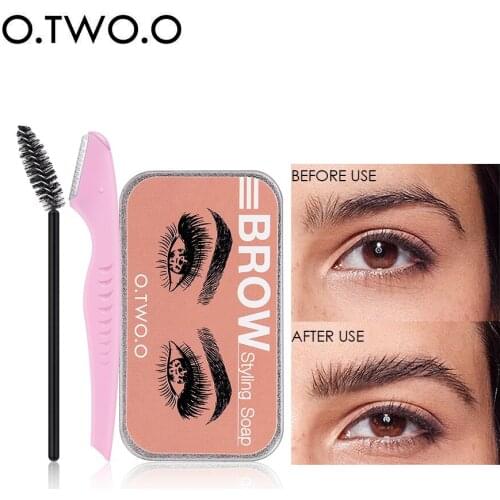 O.TWO.O Eyebrow styling cream, fine-tuning fluffy feather eyebrows, colorless