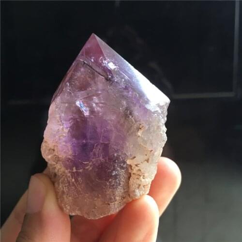 2pcs Rare 100% natural amethyst quartz goddess wand rough healing crystals raw gemstone for home decor&wedding decoration