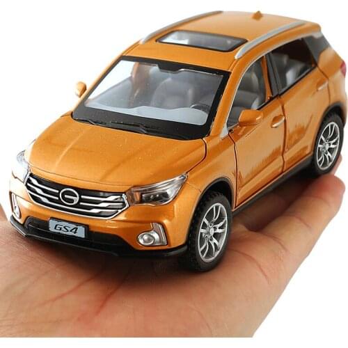 1:32 Scale For TRUMPCHI GS4 Diecast Alloy Metal Luxury SUV Collection Car Model Sound&Lights Pull Back Toys Vehicle