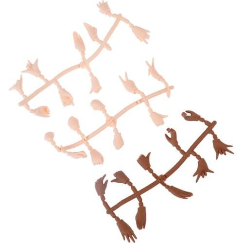 Mini Funny gesture Doll Replacement Hands Multi Gestures For 1/12 Doll Accessories