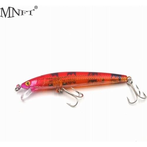 MNFT 8Pcs/Lot Wobbler Swimbaits Rattles Plastic Pencil Fishing Lure 3D Eyes Crank Bait 6# Hooks Bionic Hard Fish Bait 10cm 8.5g