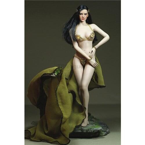 Custom made 1/6 Scale Chain Underpants Skirt Dress for 12inch Phicen JIAOUL TBleague Action figure dolls Kunlun Mountains Girl