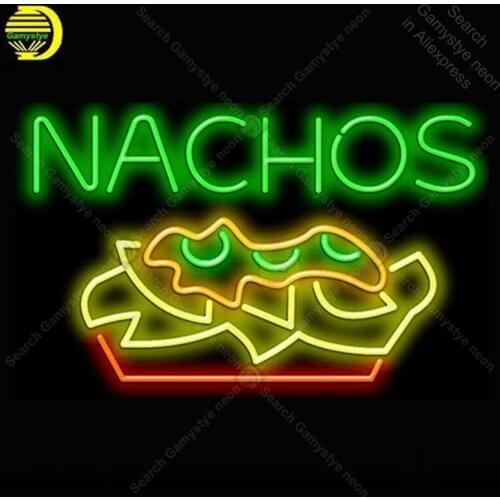 Neon Sign for Nachos Nudle neon Light Sign Decor food hotel Store Display Handcrafted Arcade Art Neon Lamps advertise restaurant
