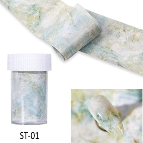 125*4cm1Volume Nail Art Marble Star Paper Pink Blue Transfer Sliding Sticker for Nail Sticker Art Deco Trim Accessories TD-2055