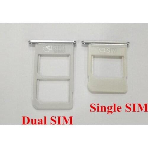 Wholesale Price 50PCS/Lot Dual SIM/ Single SIM Card Slot Tray Holder Adapters for Samsung Galaxy Note 5 Note5