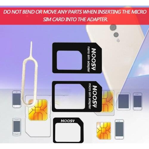 Wholesale 3 in 1 for Nano Sim Card to Micro Sim Card & Standard Sim Card Adapter Converter Mobile Phone Accessories