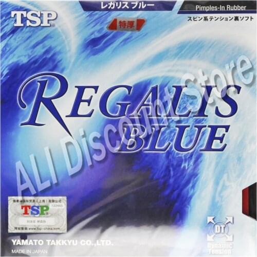Original Tsp Regalis Blue Speed Table Tennis Rubber Pips In With Ping Pong Sponge Tenis De Mesa Accesorios Mesa
