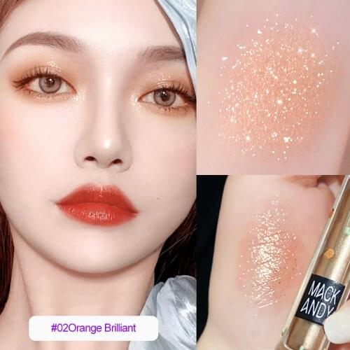 4 Color Metallic Diamond Palette Eyeshadow Pearly Waterproof Liquid Eyeshadow Glitter Eye Shadow Shimmer Eye Makeup QBMY
