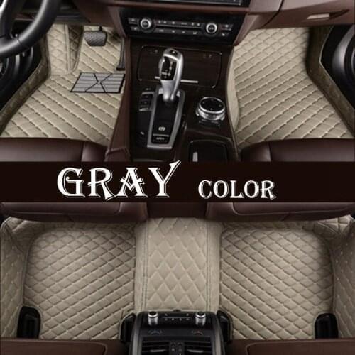 Full Set Waterproof Custom Car Floor Mat for KIA-Sportage Optima Sorento Stinger Carens All Models With Luxury Anti-Skid Carpets