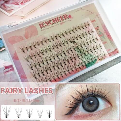 Mix Length Fairy Mink Super Cluster Eyelash Extension Natural 3D Russian Volume Eyelashes Individual Lashes Makeup Cilia Cilias