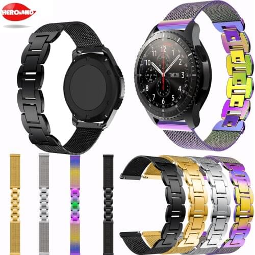Mesh belt jewelry buckle Smart Watch Band For Samsung Galaxy Watch 46mm Bracelet style Watch Band Fashion Strap 22mm For Gear S3