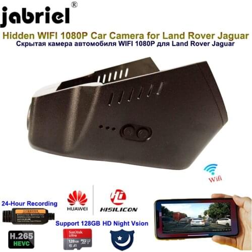 Jabriel 1080P Hidden WIFI Dash cam Car Camera dvr for Land Rover Range Rover Aurora Discovery Jaguar 2016 2017 2018 2019