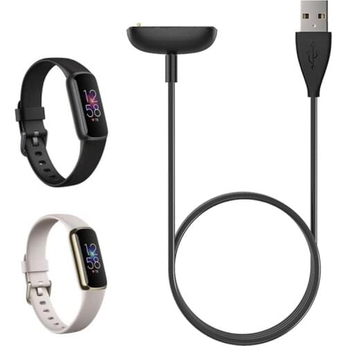 Smartband USB Charging Cable Cord Dock Charger Adapter Charge Wire For Fitbit Luxe Wristband Smart Band Bracelet Accessories