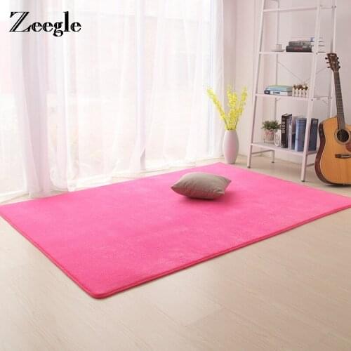 Zeegle Carpet For Living Room Door Mat Kitchen Carpet Kid Children Bedroom Rugs Anti-slip Bath Room Carpet Floor Mats