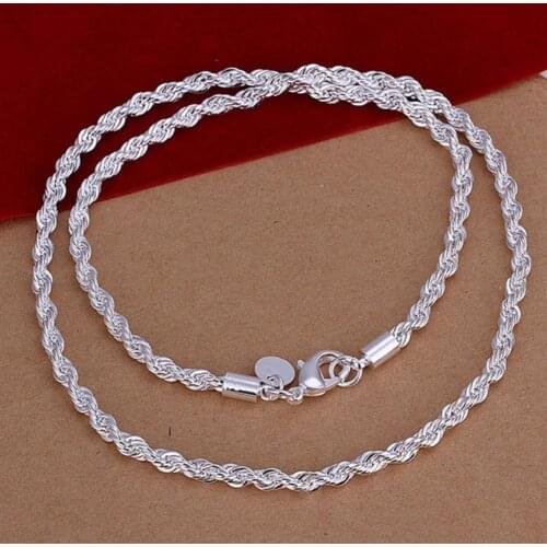 Women bracelet Silver Plated Twisted Chain Bracelet Bangle Lady Party Jewelry Womans accesories bransoletki damskie pulseras