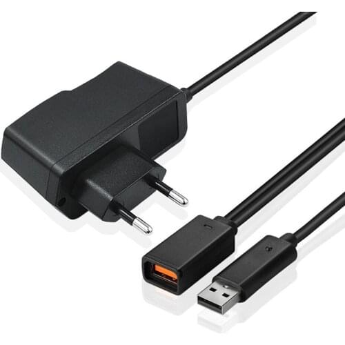 1pc Movement Sensors USB AC Adapter Power Supply Cord for Xbox 360 Kinect Sensor Converter Cable Fashion Games Accessories
