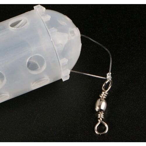 1PC New Small Bait Cage Fishing Trap Basket Feeder Holder Catcher For Angler