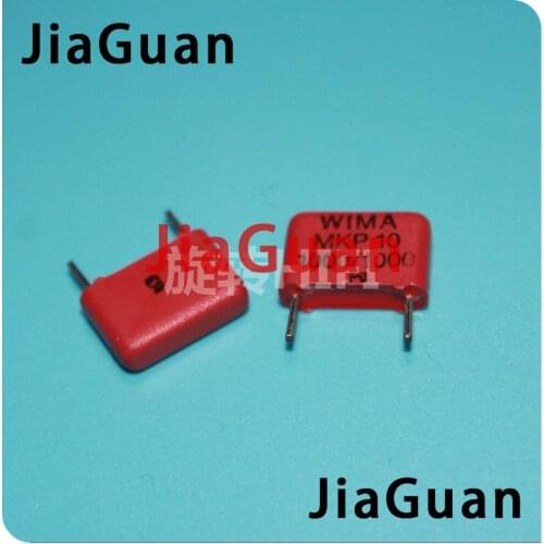10PCS RED WIMA MKP10 1000PF 1KV p10mm original new MKP-10 102/1000V audio 1nf film 102 1000V PCM10 hot sale 0.001UF/1000V