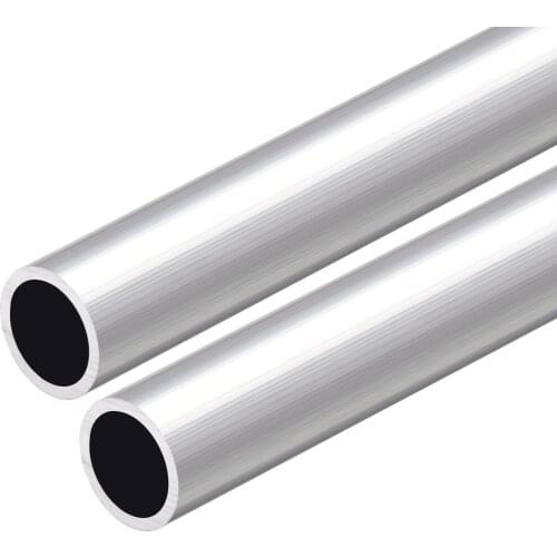 Uxcell 6063 Aluminum Round Tube 300mm Length 19mm OD 16mm Inner Dia Seamless Aluminum Straight Tubing 2 Pcs