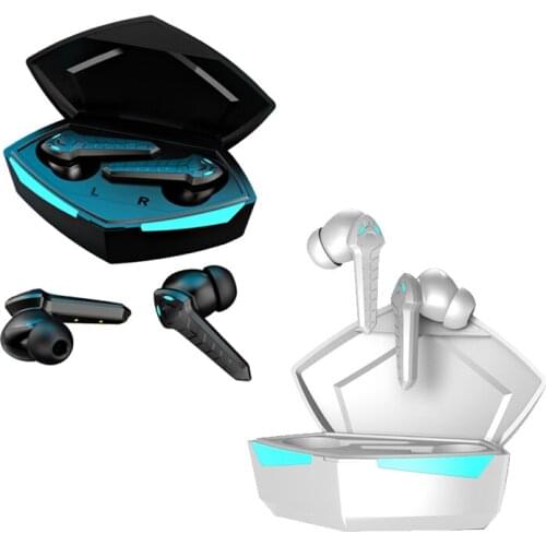 Bluetooth V5.0 Earphones Low Latency Gaming Headsets TWS 9D Stereo Wireless Headphones Noise Cancelling Earbuds