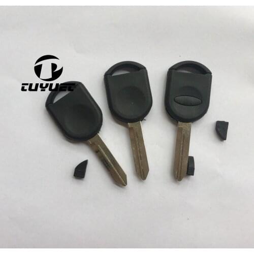 Transponder Key Shell for Ford Blank Case Uncut Blade
