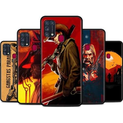 Red Dead Redemption 2 Cell Phone Case for Samsung Galaxy M31 Prime M51 M30s M31s M11 A7 A9 2018 M01 F41 Mobile Phones Cover