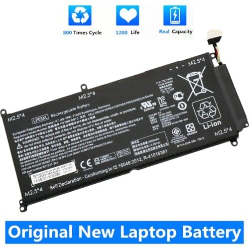 CSMHY New Original 48Wh LP03XL battery for HP Envy 15 15-ae020TX TPN-C124 TPN-C122 807417-005 807211-121 HSTNN-DB6 HSTNN-DB7C