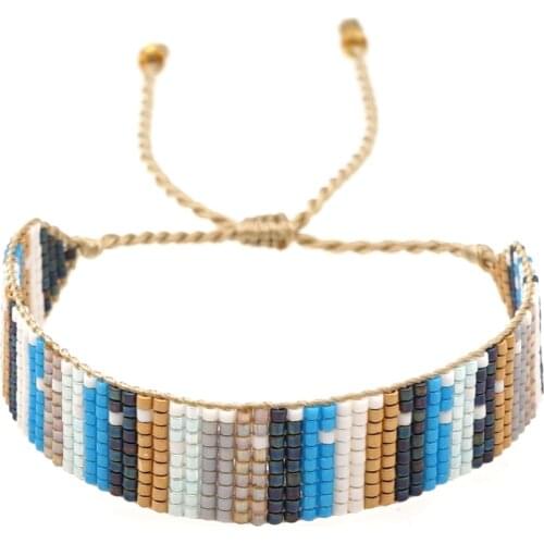 Go2Boho Womens Bracelets Jewelry for Women Boho Handmade Bead Jewellery Fashion Gift Pulseras Cuff Bracelets On Hand Wholesale