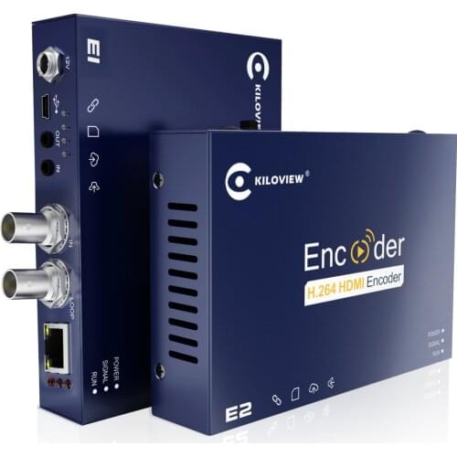 Kiloview SDI or HDMI video video encoder E1 for studio live streaming