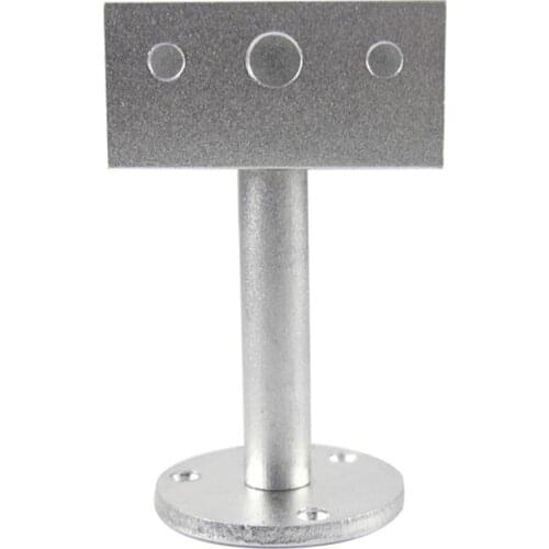 Free shipping 10cm Glass Clamps Glass support bracket feet glass holder glass partition support leg hotel DIY household hardware