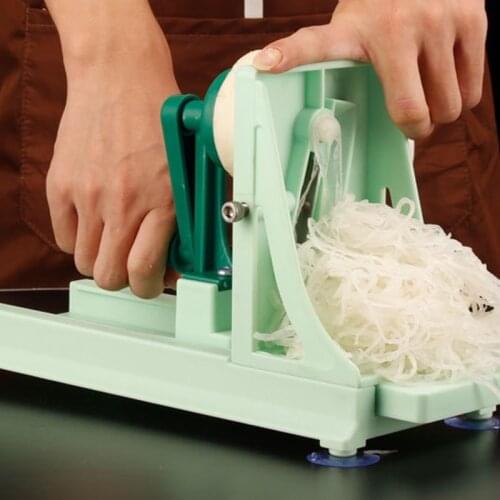 Multifunctional Vegetable Cutter Manual Fruit Spiral Slicer Food Chopper Grater Cucumber Peeling Knife Cutting Machine