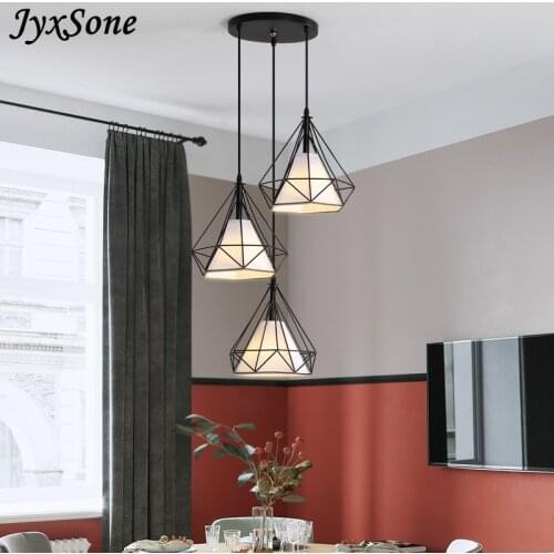 Ceiling Pendant Lamp Chandelier for The Kitchen Dining Room Three Light Luxury Lamps Dining Table Bar Led Strip Restaurant Light