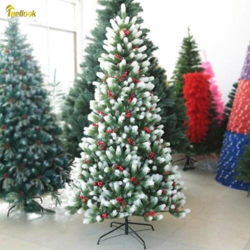 Teellook 1.2m / 3.0m encryption PE Christmas tree Christmas family hotel shopping mall layout decoration