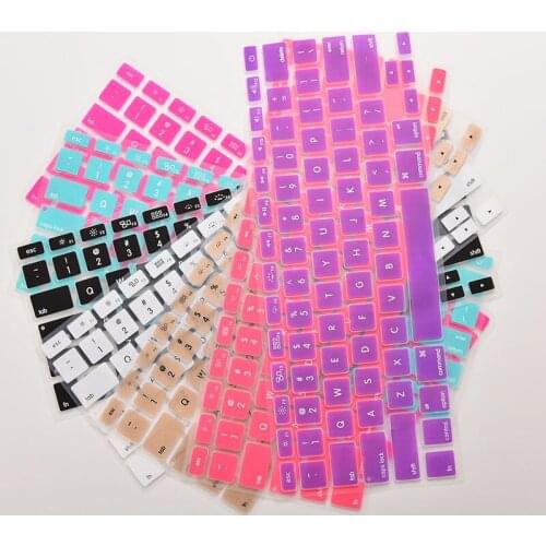 Silicone Keyboard Skin Cover Case for Macbook Air Pro 13" 15" 17"