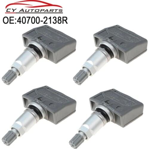 4PCS 407002138R Tire Pressure Monitoring System TPMS For Nissan Infiniti 8200086582 433Mhz