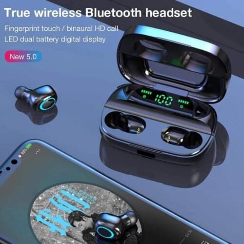 Sport Wireless Bluetooth Headphone TWS Earphones Bluetooth 5.0 Headphones Noise Canceling Handsfree LED Digital Display Earbuds