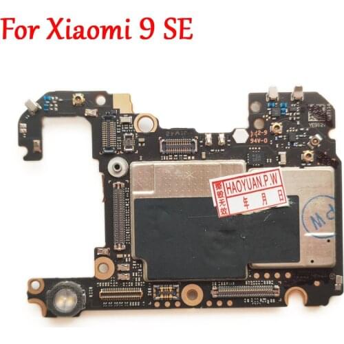 Tested)Full Work Original Unlock Motherboard For Xiaomi 9SE M9SE Mi 9 SE Logic Circuit Board Plate Global Firmware