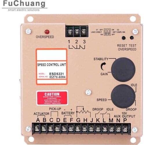 ESD5221 Speed Control Governor Universal Board Motor Controller 5221 Electric Components Speed Control Board
