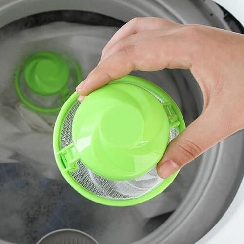 Washing Machine Suction Hair Remover Stick Bag Hair Ball Cleaning Clothes Washing Ball Filter Protection Hair Ball Removal Tool