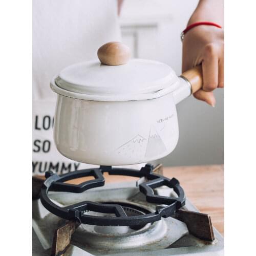 Gas Stove Auxiliary Pot Rack Cast Iron Gas Stove Bracket Accessories Non-Slip Milk Pot Rack Four-Claw Universal