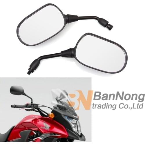 10mm X 2 Clockwise direction Motorcycle rear view mirror For Honda CB400X CB400F CB500X CB500F CB 400X 500X 400F 500F