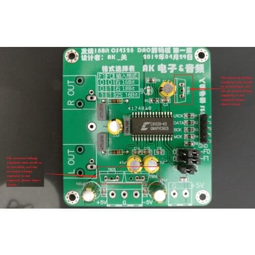 Fever 18Bit DAC Decoder Board CS4328