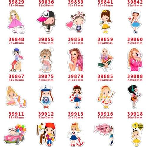 10 Pcs Cartoon Planar Resin Cabochons PR39829