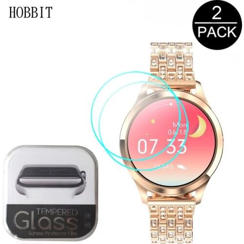 2pcs 2.5D Tempered Glass For LEMFO LW07 Protective Accessories Screen Protector 9H Anti-Scratch Water-proof Glass For LEMFO LW07