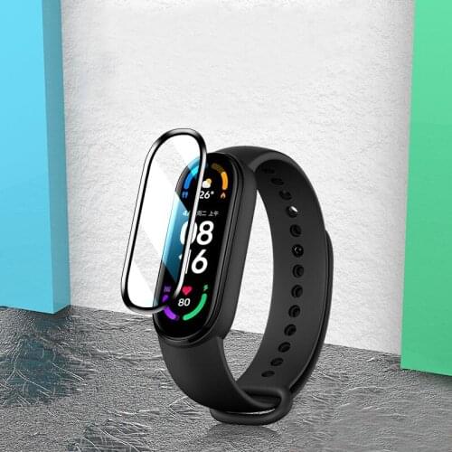 3D Curved Edge Full Soft Clear Protective Film Smartband Cover For Xiaomi Mi Band 6/5/4 Miband LCD Screen Protector Accessories
