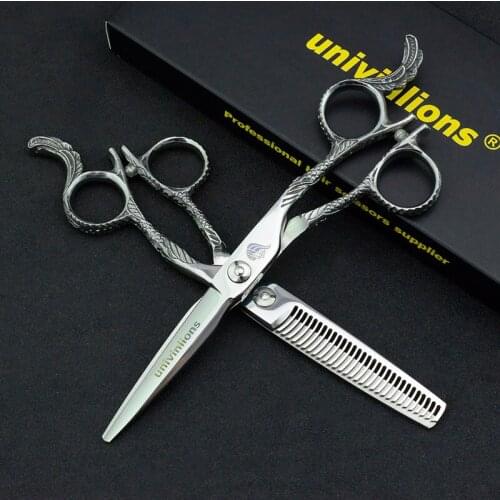 6" promotion gift hair scissors professional salon hairdressing tools thinning shears kit japan barber haircut scissors supplies