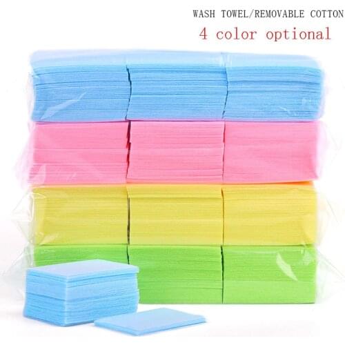 600 pcs Hot Sale 4 color Gel Polish Nail Remover Wipes Cotton Clean Gel Remover Pads Manicure Nail art Tool