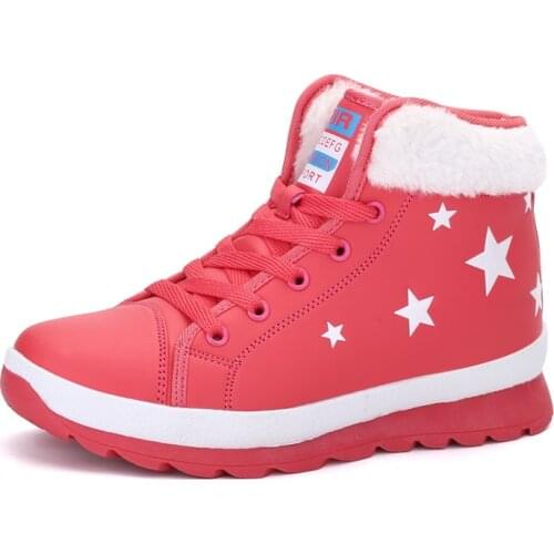 Women Boots Waterproof Non-slip Snow Boot For Women Winter Shoes Early Winter Female Ankle Boots Mujer Warm Plush Shoes Woman